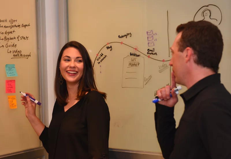 Ironpaper team planning marketing campaigns